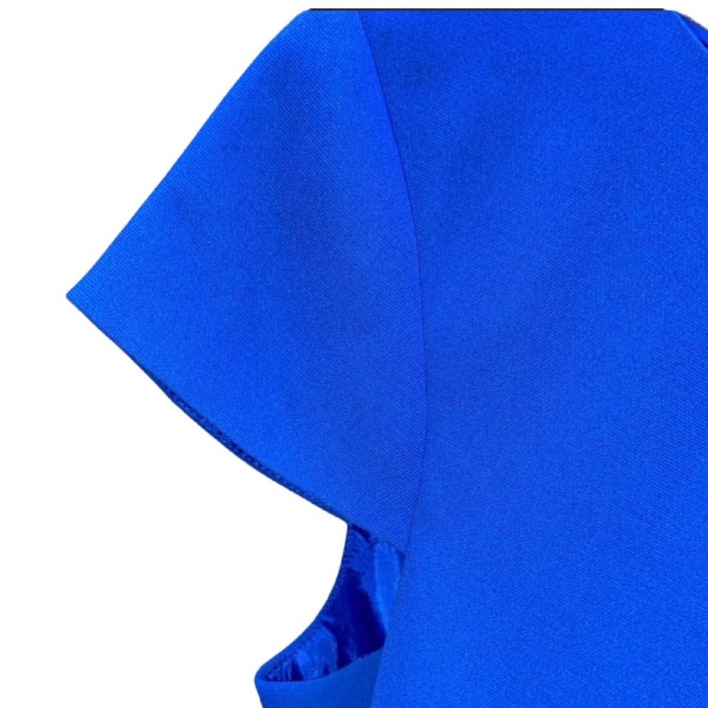 Tahari Royal Blue Sexy Sheath Dress, $129 retail NWT, size 14 - Picture 7 of 13